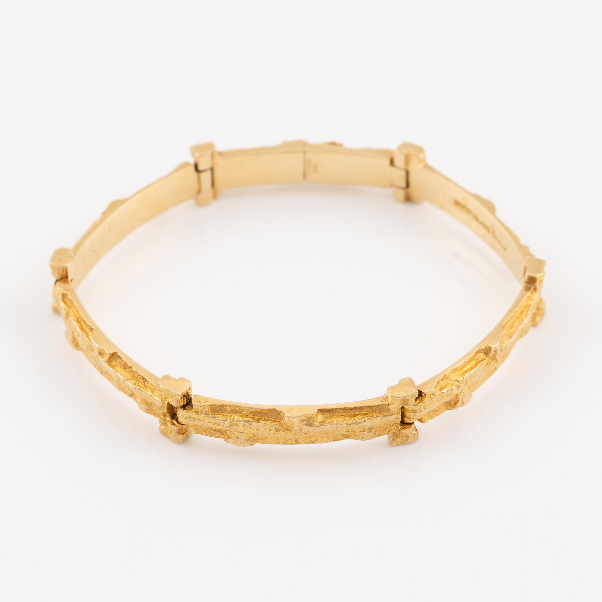 Lapponia, design Björn Weckström, armband, "Tundra",  18K guld.