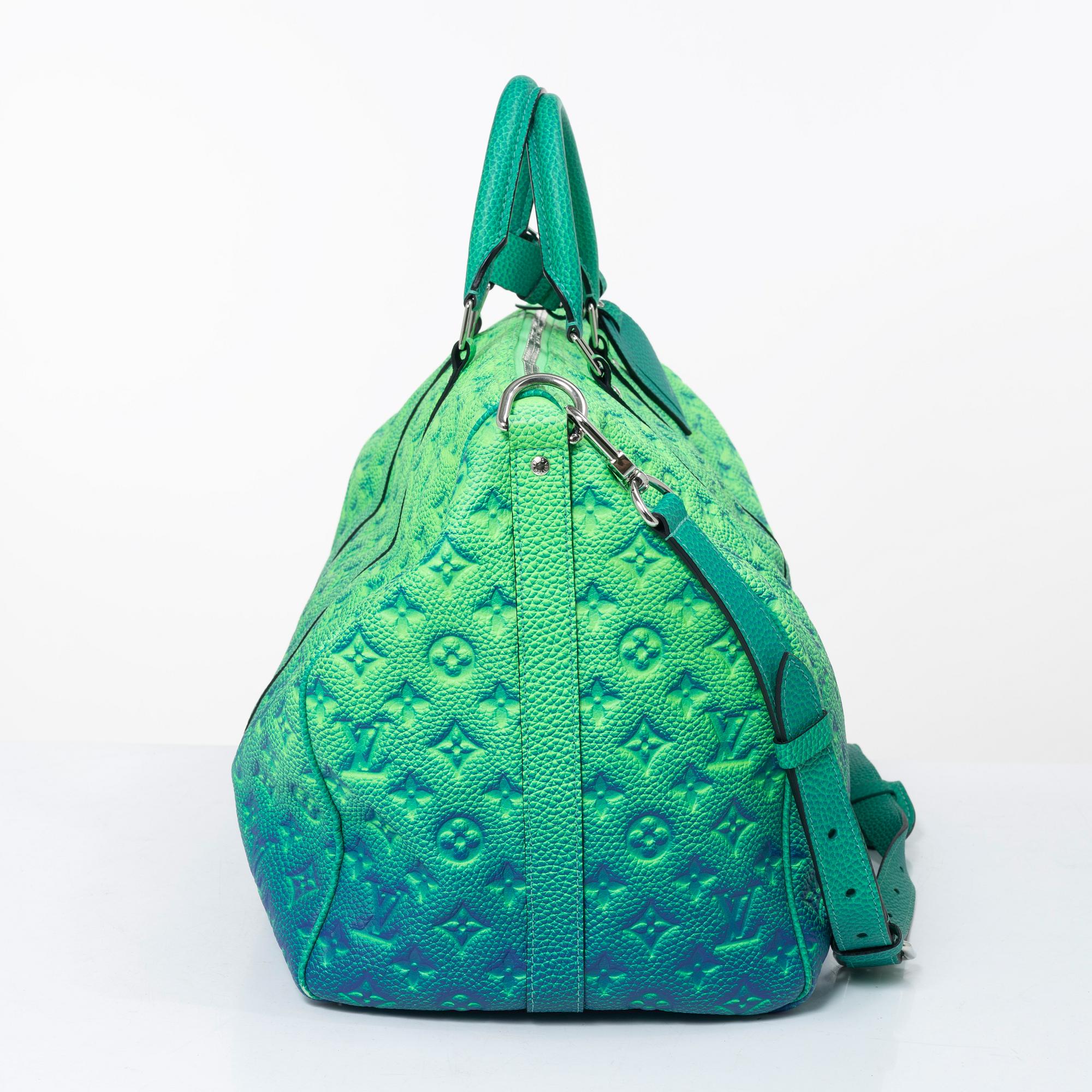 Louis Vuitton, Virgil Abloh, Keepall 50B weekend bag, "Keepall Taurillon Illusion", 2022.