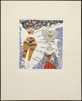 MAX WALTER SVANBERG, 8 st, färgseriegrafier, ej sign.