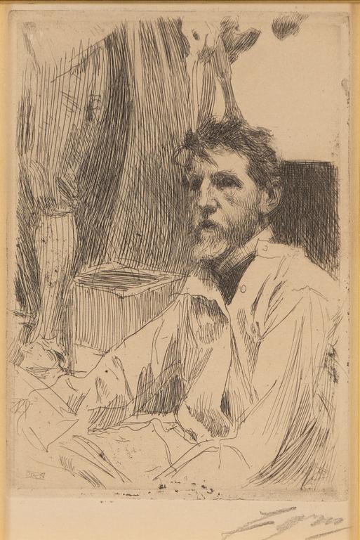 Anders Zorn, "August Saint Gaudens I".