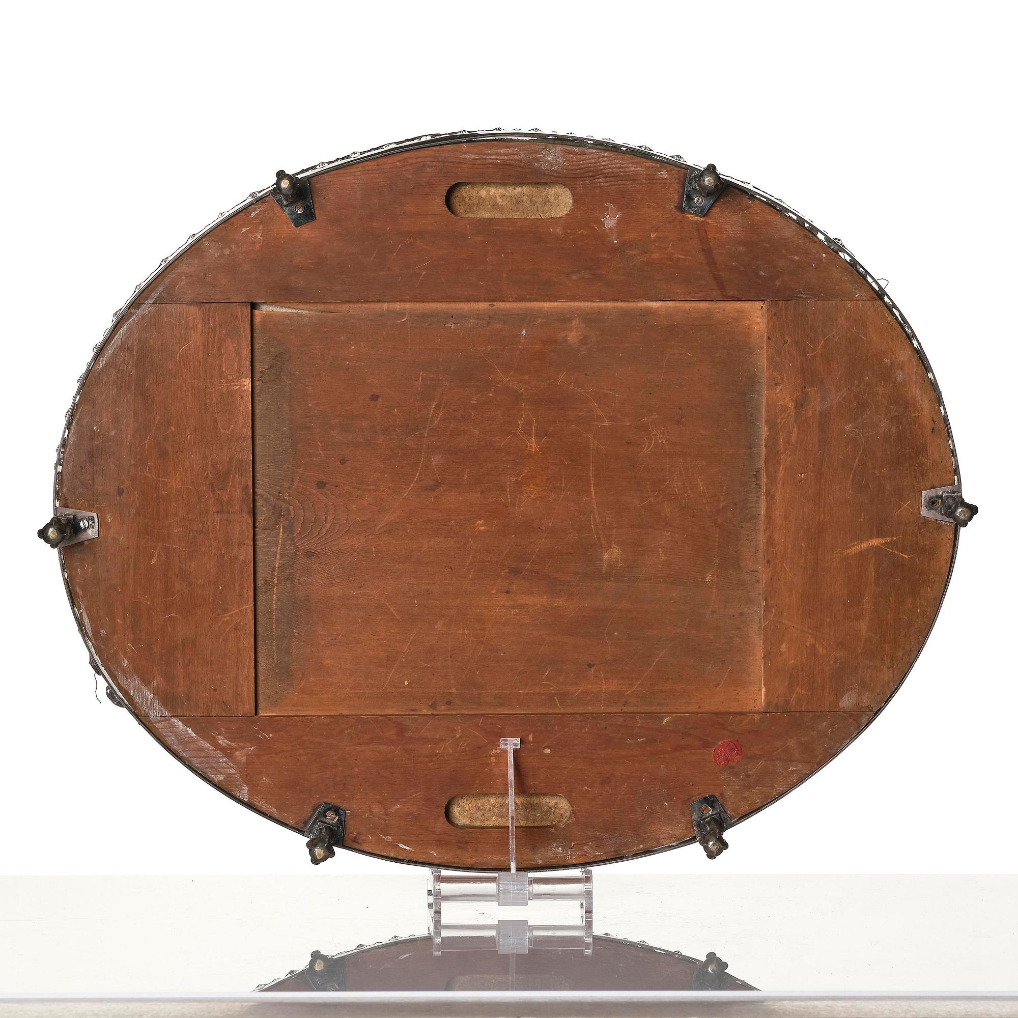 A late Gustavian silvered-brass surtout de table by C. H. Brolin (master in Stockholm, privileges of manufacture 1801).