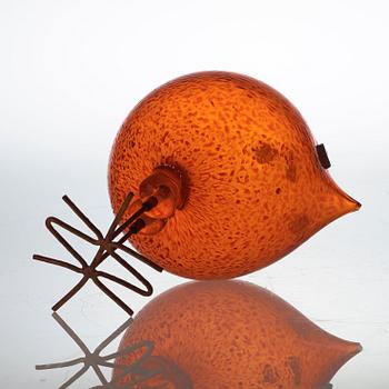 A Peter Pelzel 'Pulcino' glass bird, Vistosi, Italy 1960's.