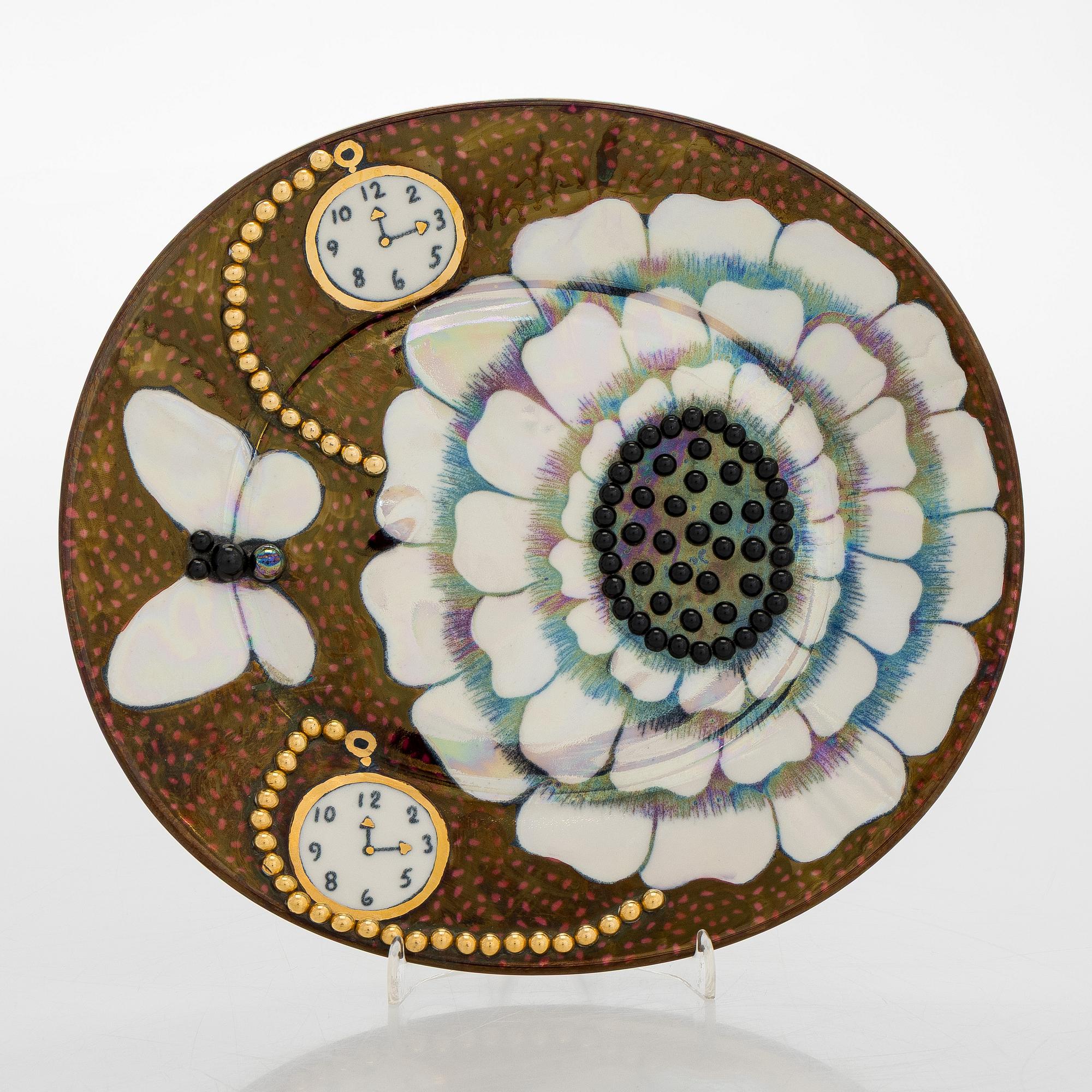 Birger Kaipiainen, Plate, porcelain, Birger Kaipiainen, Rörstrand, 1985.