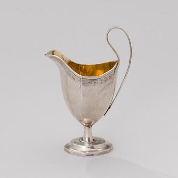 A SILVER MILK JUG, possibly Riga, Ernst Otto Eckhardt 1820-1843.