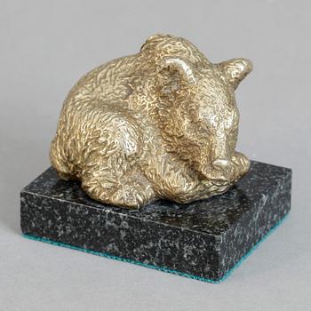 BREVPRESS/SKULPTUR, brons, 1900-talets början.