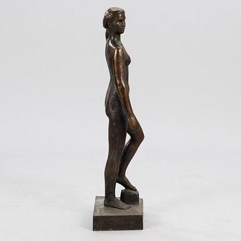 VILJO SAVIKURKI, sculpture, bronze, signed and dated -57.