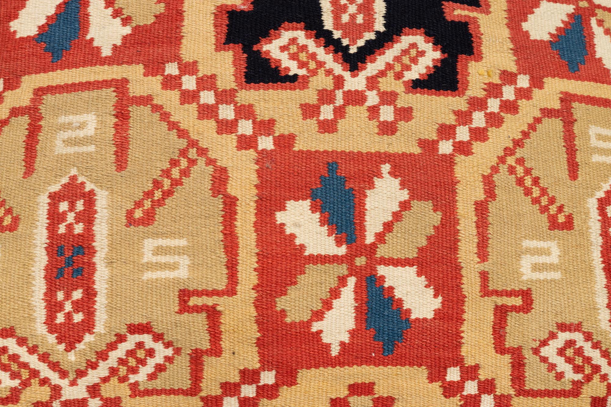 Kudde (Jynne), rölakan, ca 55 x 52,5 cm Skåne, 1800-tal.