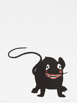 Makode Linde, litografi med UV-lack, signerad och numrerad 108/120.