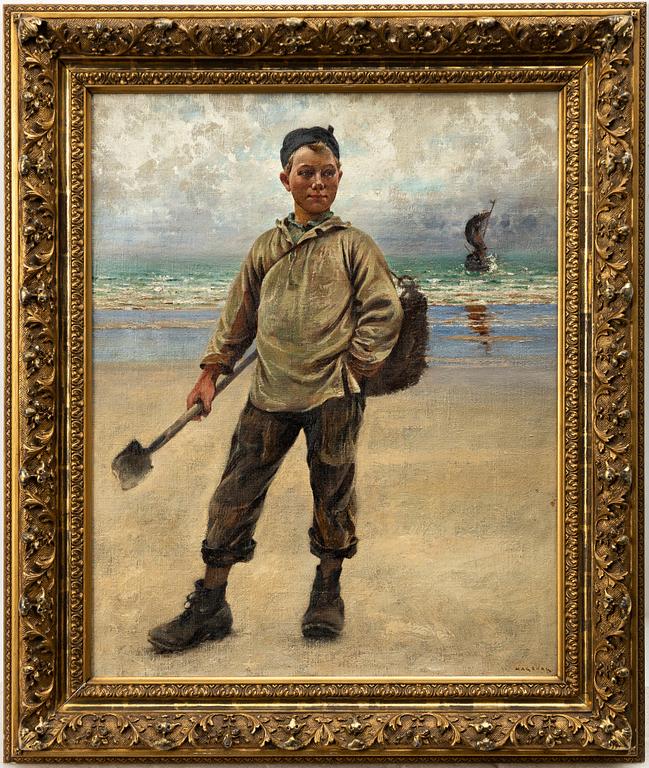 August Hagborg, Boy on the Beach.