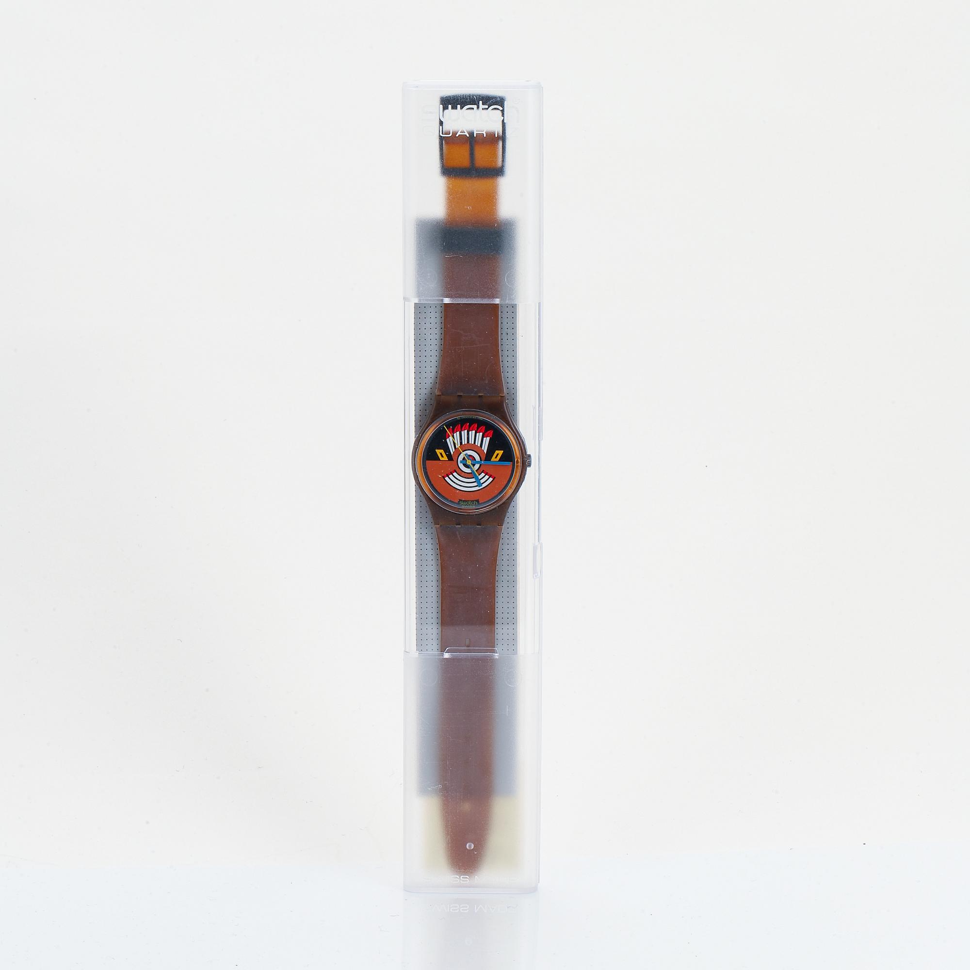 Swatch, Ruffled Feathers, wristwatch, 34 mm.