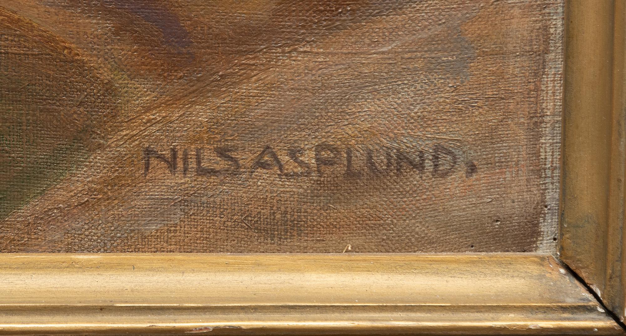 Nils Asplund, Bathing.