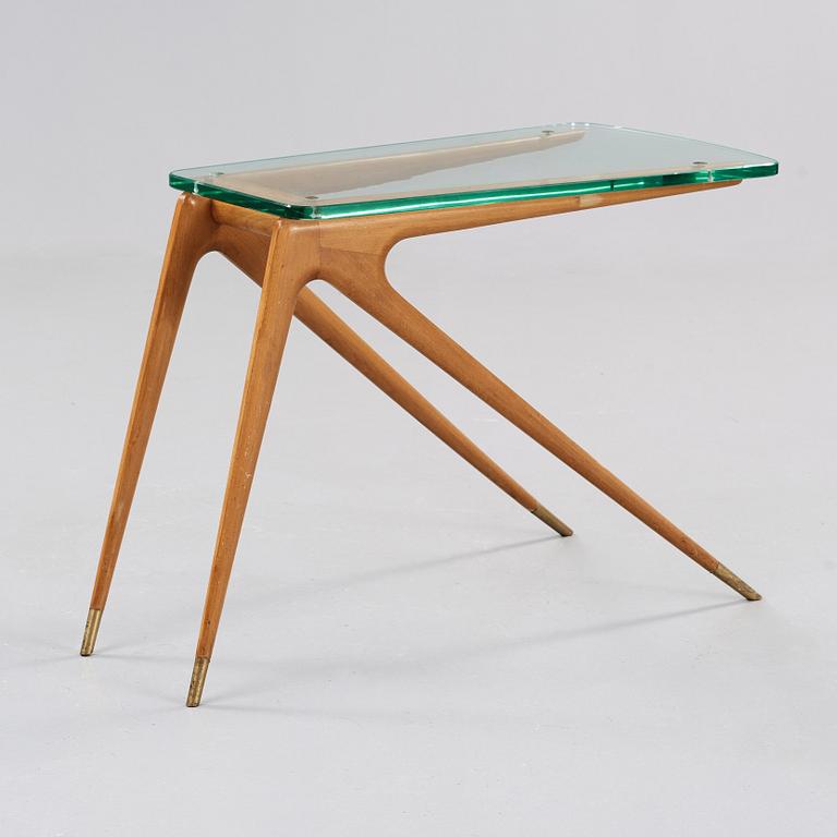 A 1950's maple side table attributed to Carlo di Carli, Italy.