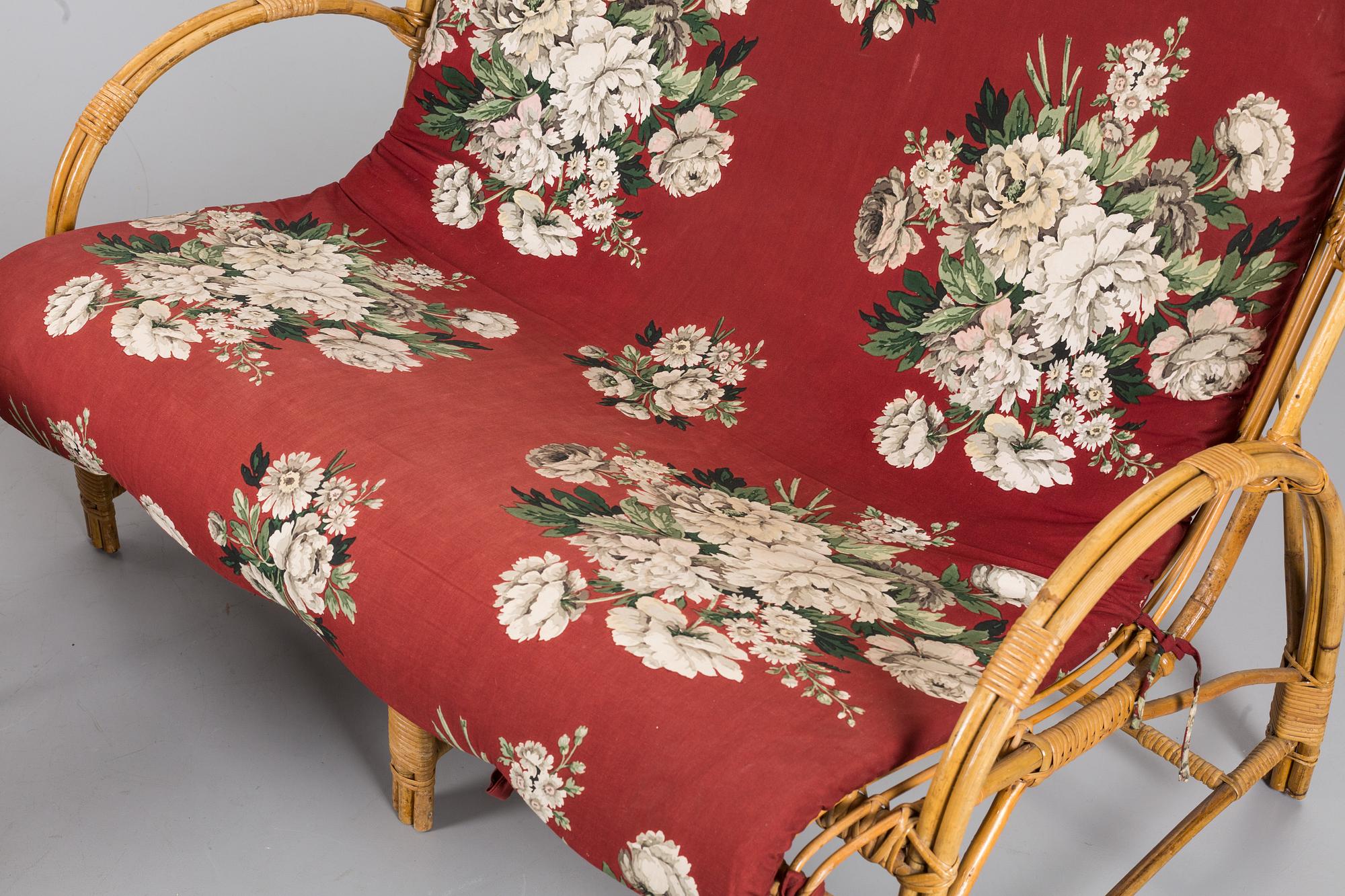 SOFFGRUPP, rotting, 3 delar, 1900-talets mitt.