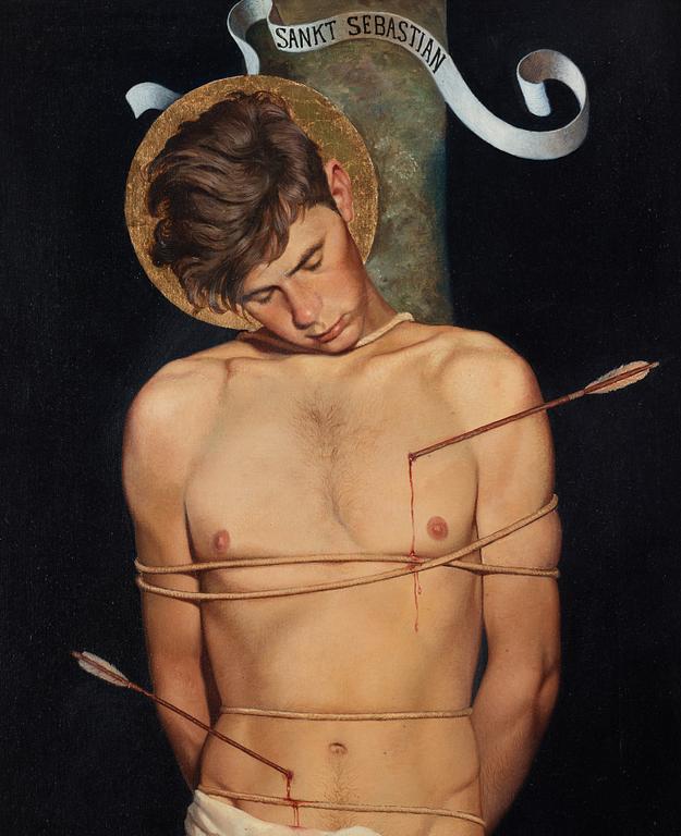 Owe Zerge, "Saint Sebastian".