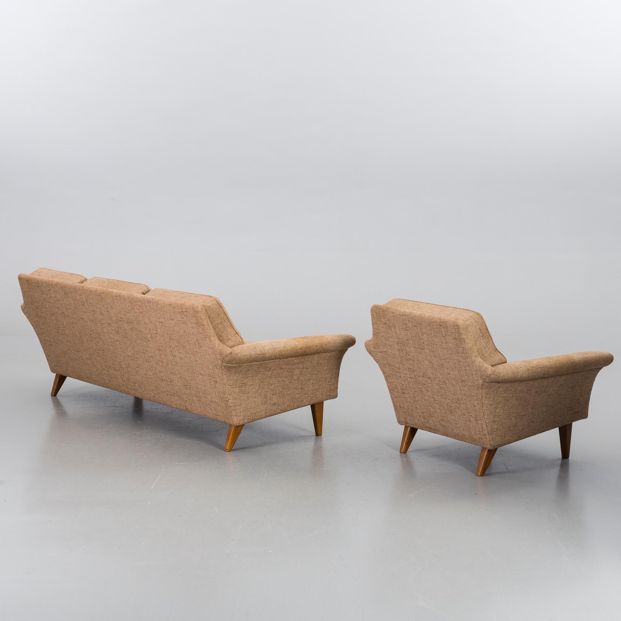 SOFFA och FÅTÖLJ, Bröderna Andersson, Sverige, 1950/60-tal.