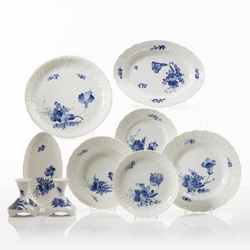 Royal Copenhagen, a 48-piece dinner service, 'Blue Flower', Denmark.