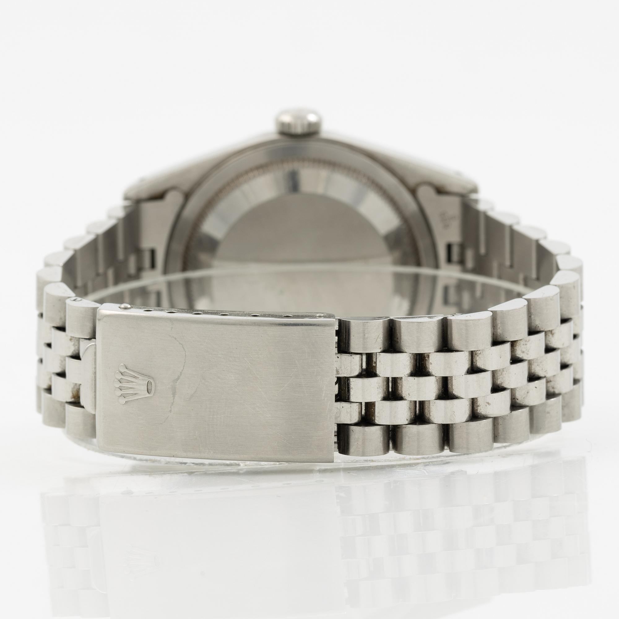 Rolex, Datejust, "Diamond Dial", wristwatch, 36 mm.