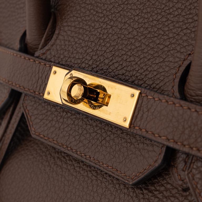 Hermès, a Noisette Togo leather 'Birkin 35' handbag, 2013.