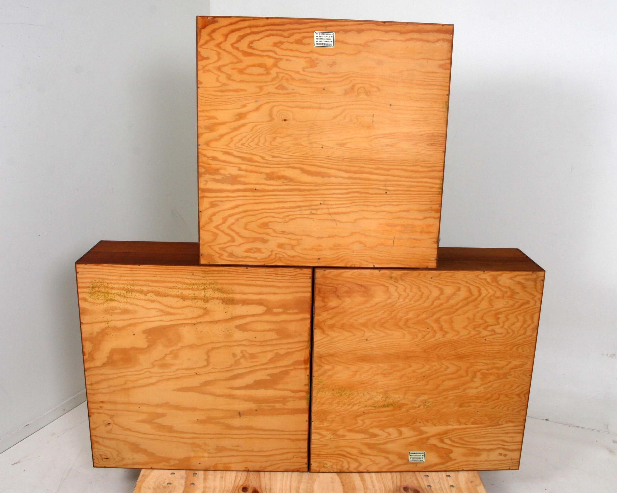 BOKHYLLA, Mogens Koch för Rud Rasmussens Snedkerier, Danmark, teak.