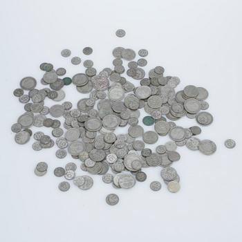 SILVERMYNT, Sverige, 1906 fram till 1961. Tot ca 657 gram.