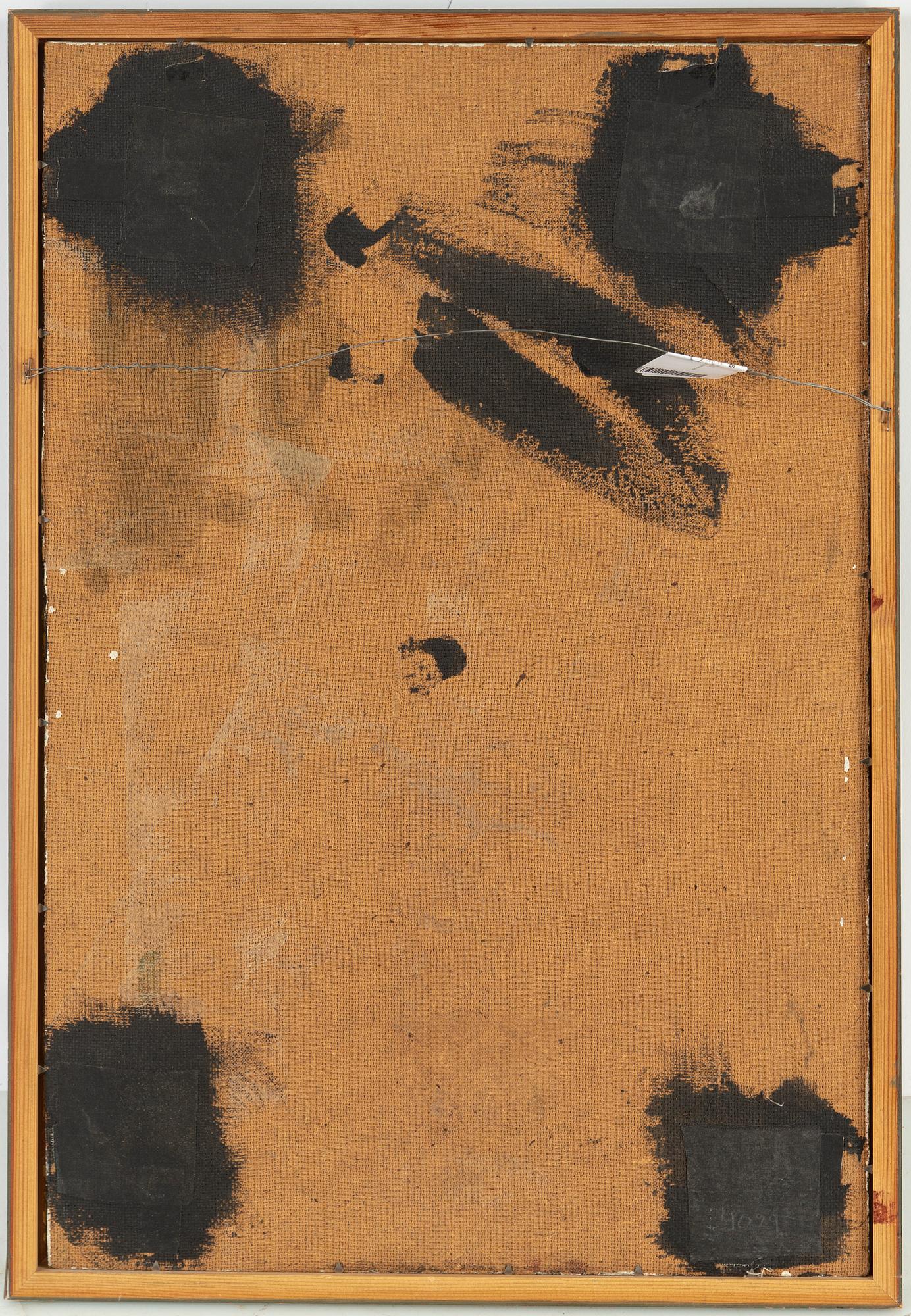 EUGENIUSZ WANIEK, oil/mixed media, signed and dated 1971.