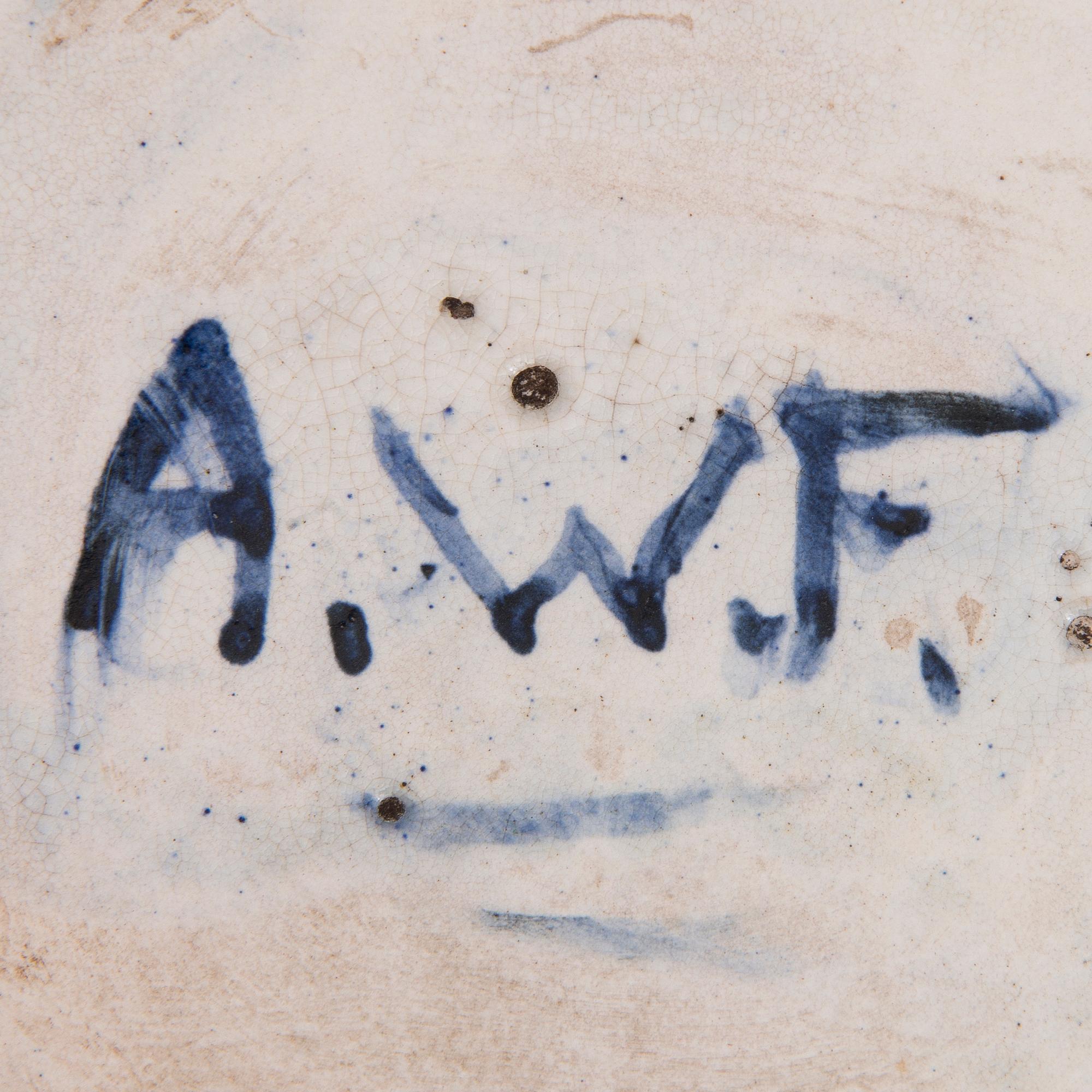 ALFRED WILLIAM FINCH, maljakko, signeerattu A.W.F.