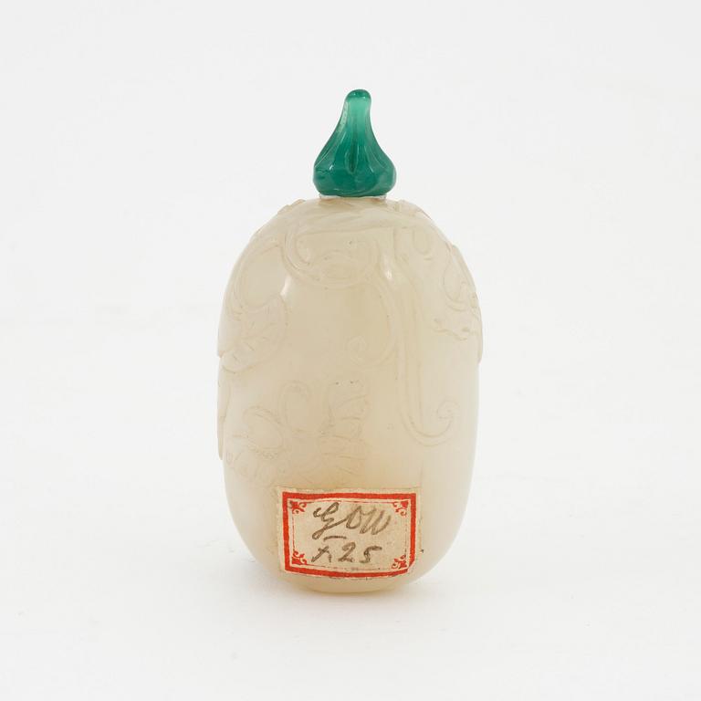 Snusflaska, sten, Kina.