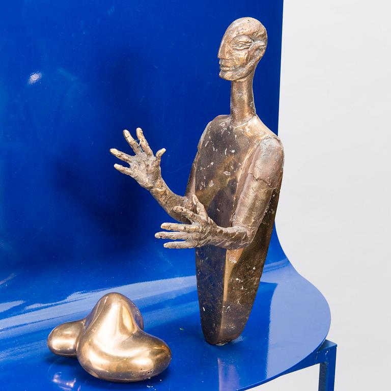 VEIKKO MYLLER, sculpture, metal, bronze, signed and dated -00, numbered 1/1.