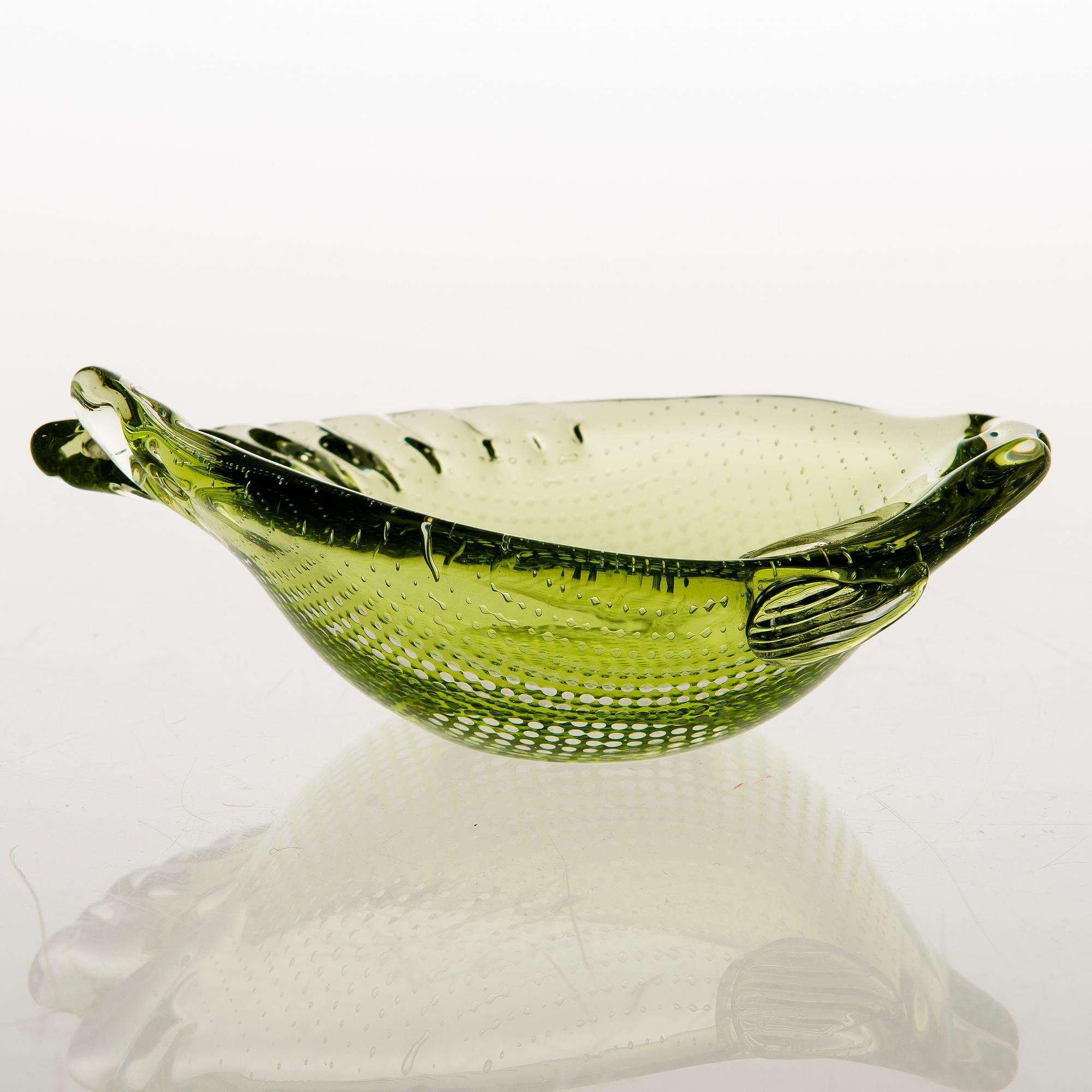 TAPIO WIRKKALA, A Kala (Fish) Ashtray, signed Tapio Wirkkala Iittala.