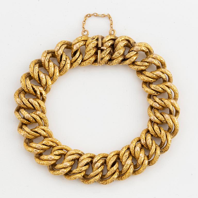 ARMBAND, 18K guld.