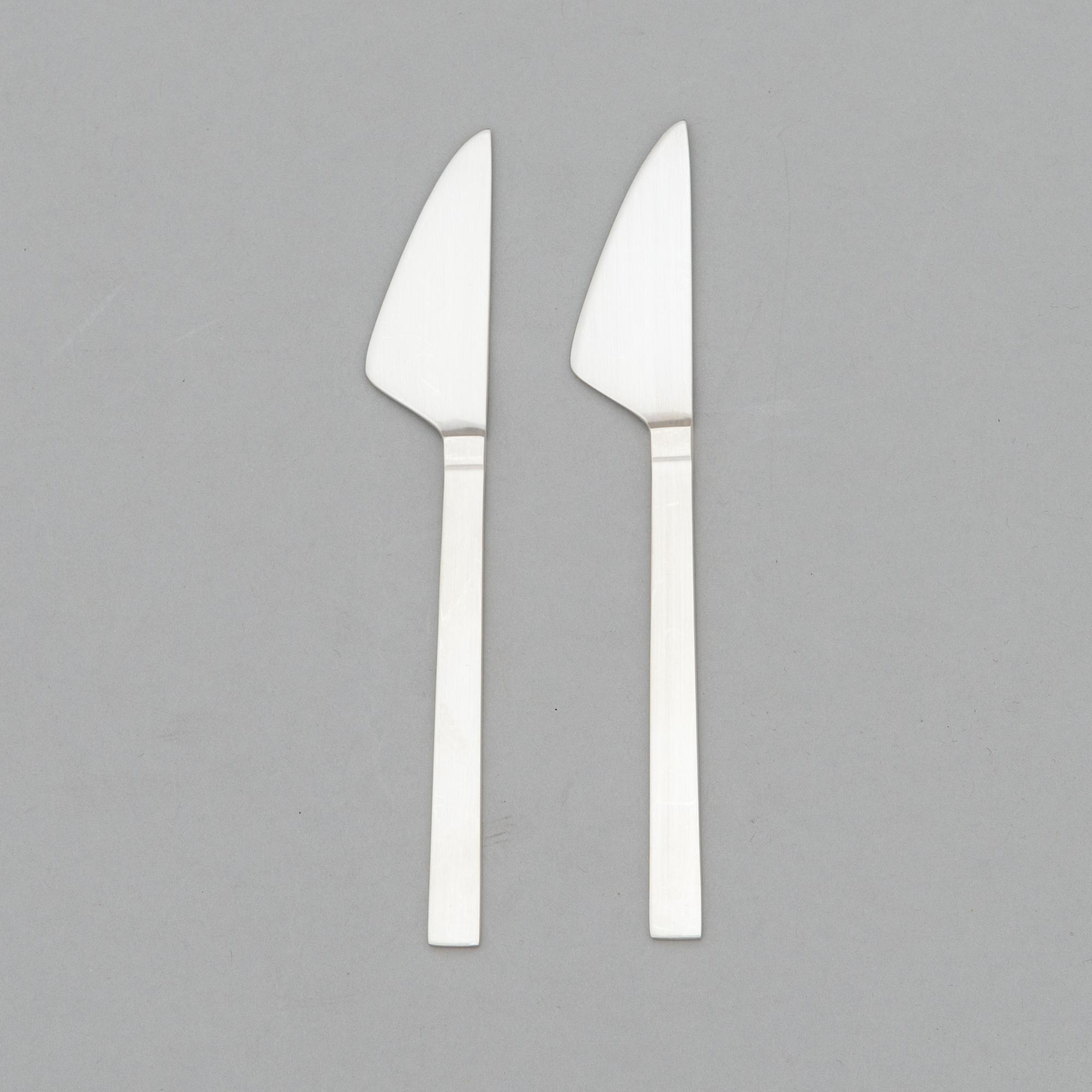 Bertel Gardberg, bestickuppsättning, 157 delar, sterlingsilver, "Birgitta", Kultateollisuus, Åbo 1991-2001.