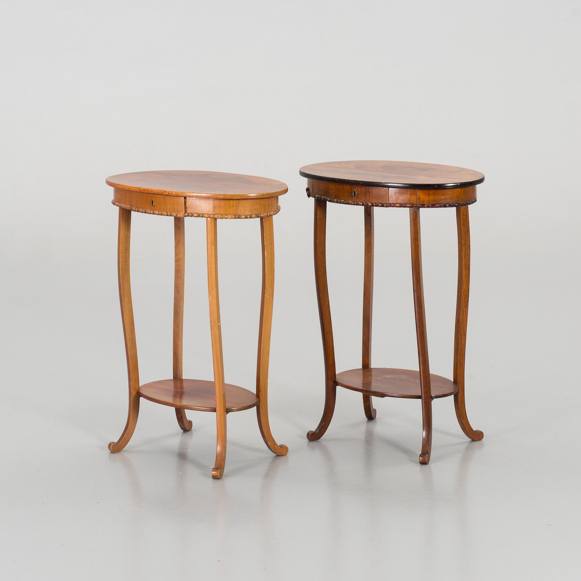 A pair of Neo-Rococo side tables later part of the 20th century.