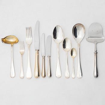 A Swedish silver cutlery set, model "Svensk", GAB, Eskilstuna 1987-1989 (148 pieces).
