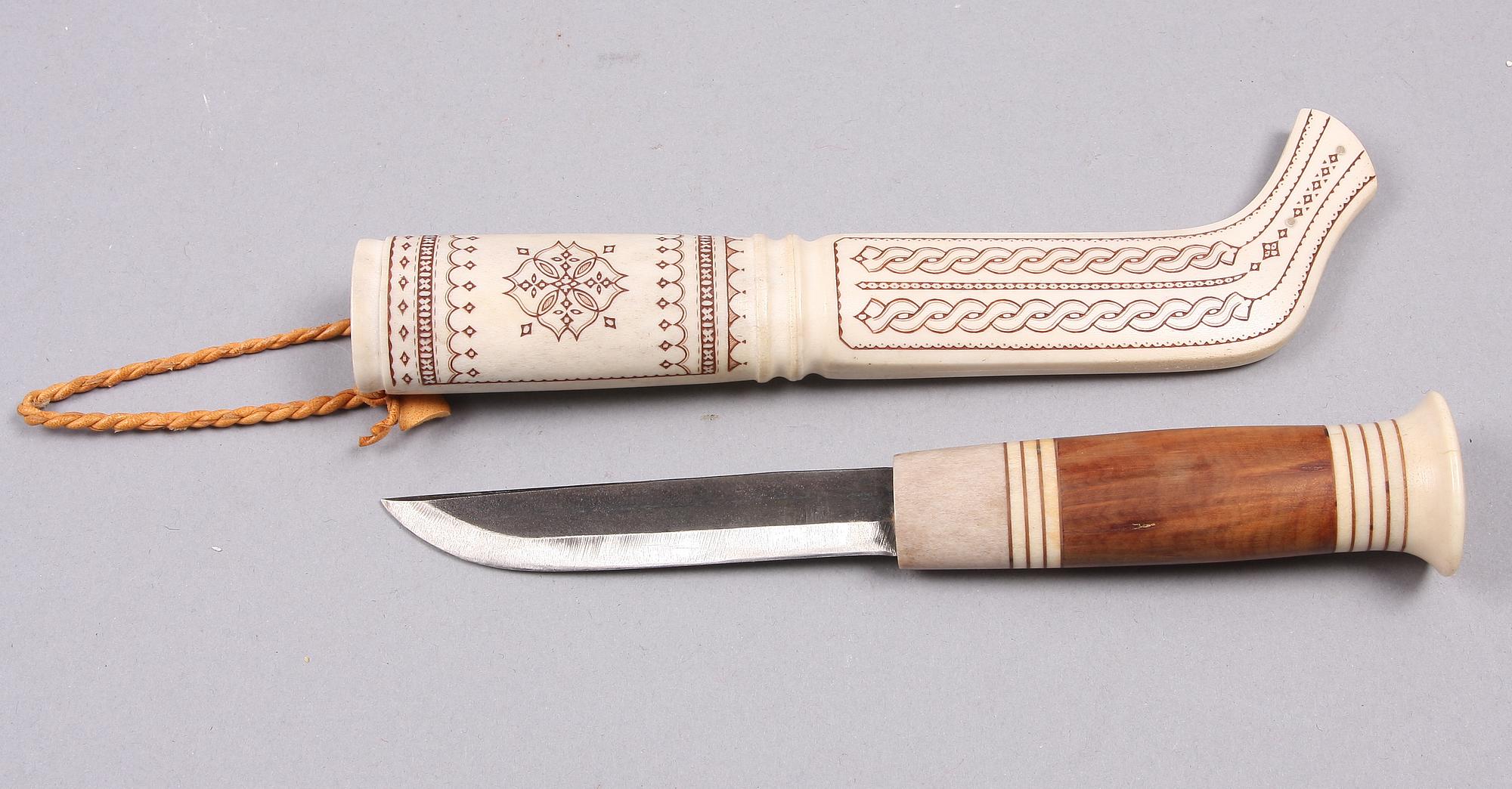 SAMEKNIV, Vettasjärvi. Sign.