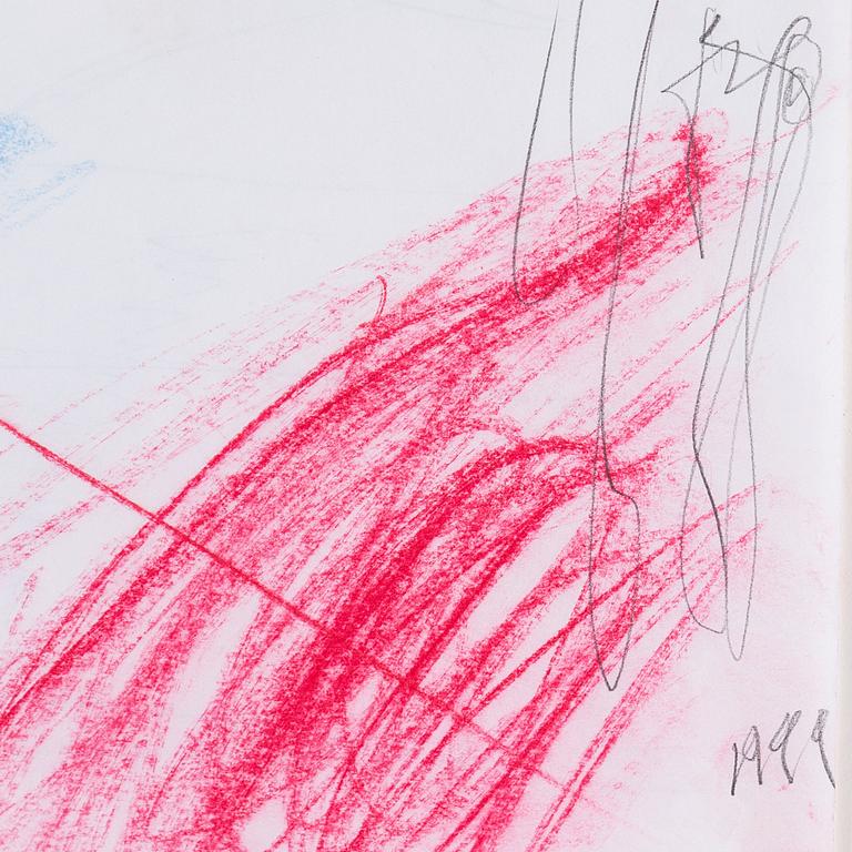 EDDIE FIGGE, pastell, signerad och daterad 1999.