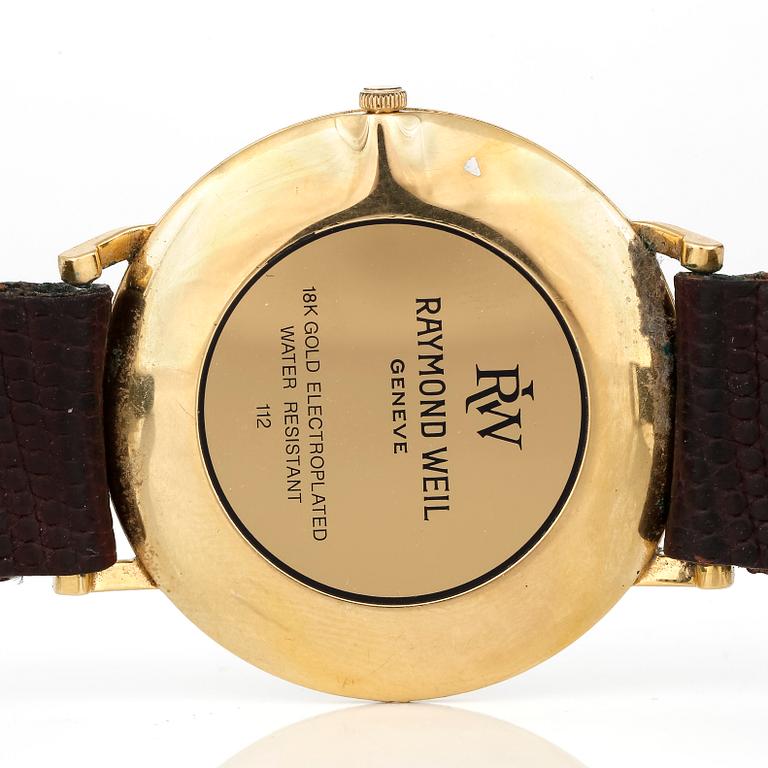 ARMBANDSUR, dam, Raymond Weil, "Othello", Schweiz.