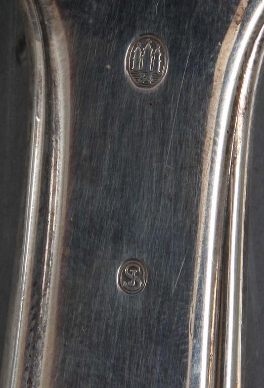 TOILETTESET, 3 delar, silver, Danmark, 1930-tal.