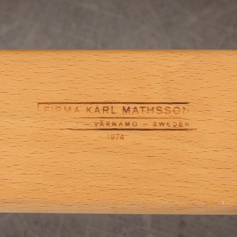 BRUNO MATHSSON, fåtölj, "Eva", 1974.