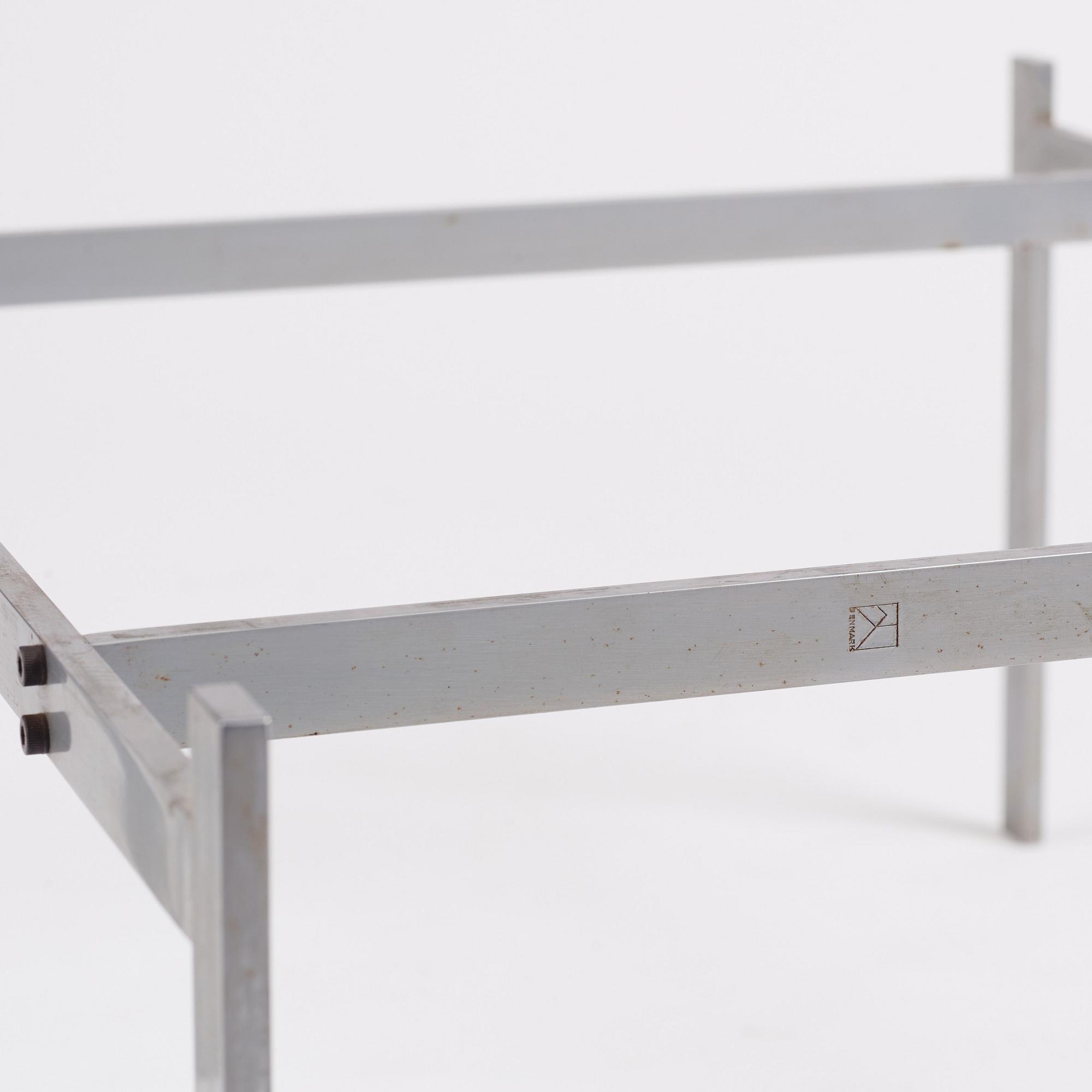Poul Kjaerholm, a black stone top 'PK61' table, edition E Kold Christensen, Denmark.