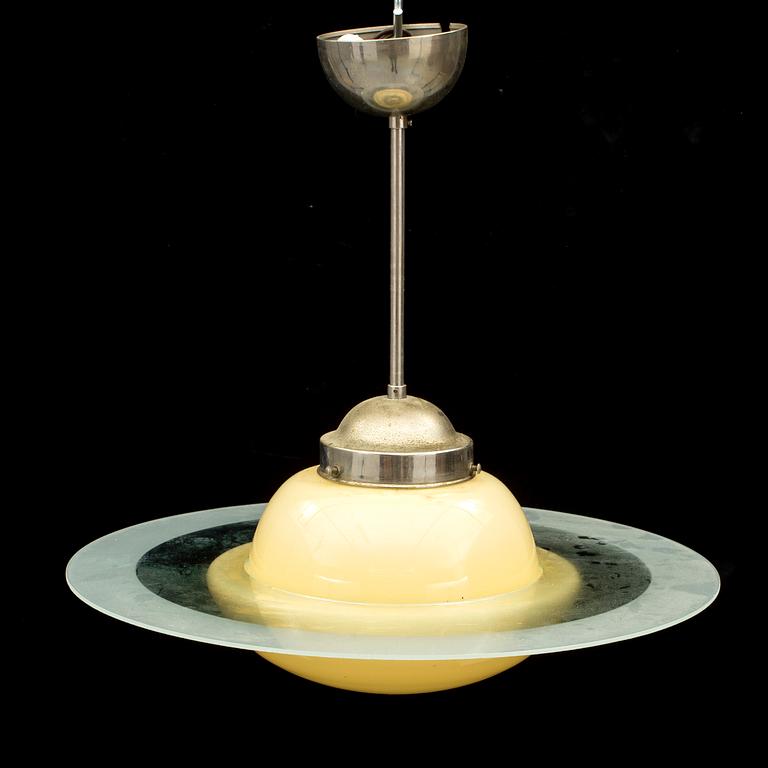 TAKLAMPA, funkis, 1930-tal. Höjd 38 cm.