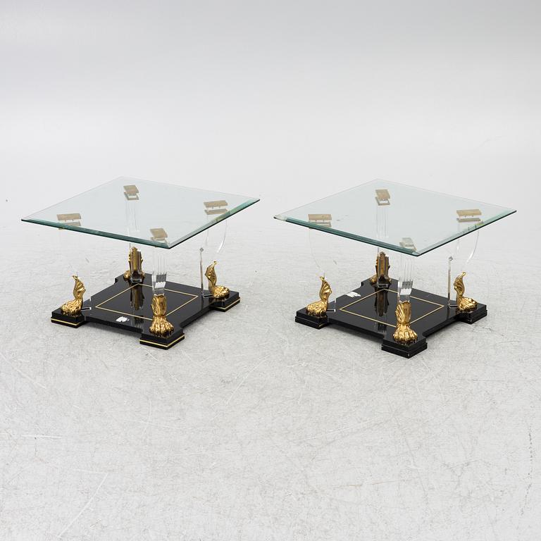 A pair of side tables, Spain, 1988.