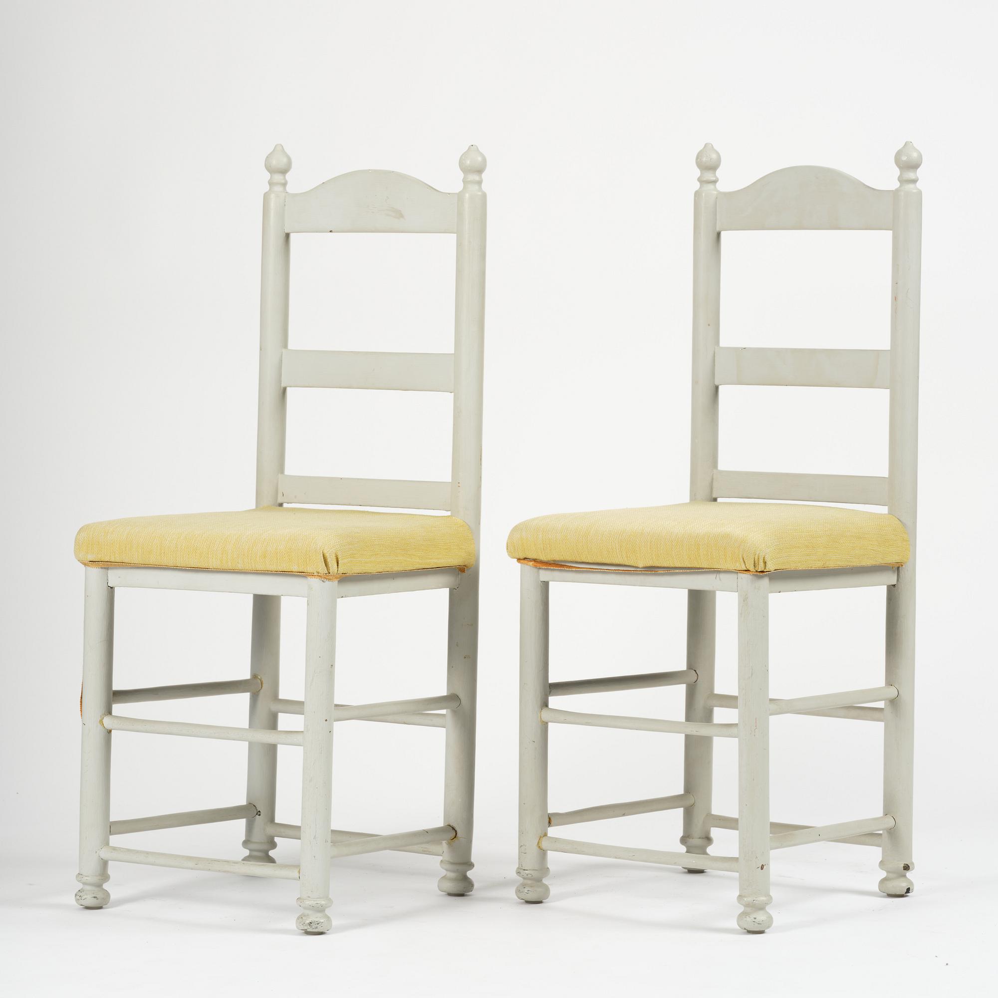 Stolar, ett par, Sverige, omkring år 1800, Gustavianska.