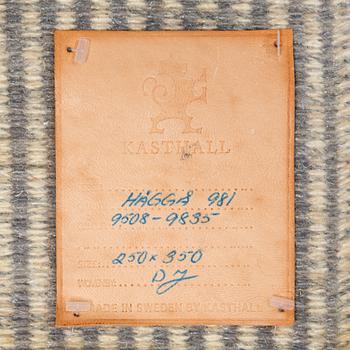 Gunilla Lagerhem Ullberg, Rug, flat-woven, "Häggå", Kasthall, approx. 350 x 250 cm.