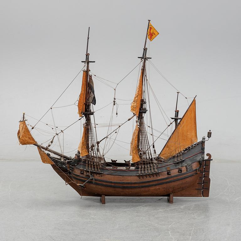A modelship from the first half of the 20th century.