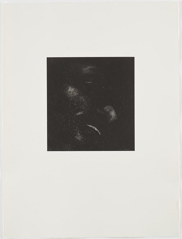 Dan Wolgers, blyrör, signerad Dan Wolgers och numrerad 2/10. 5 photopolymer tryck, 2014, upplaga 10. I originalkartong.
