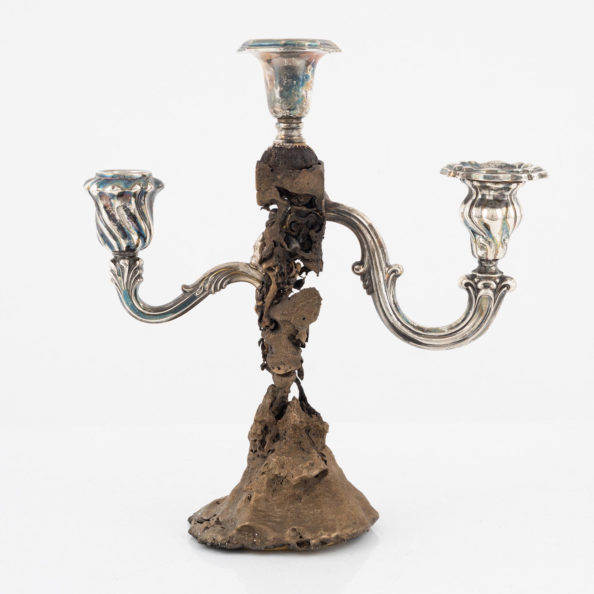 Olle Olls, a candelabra/light object, 2021.
