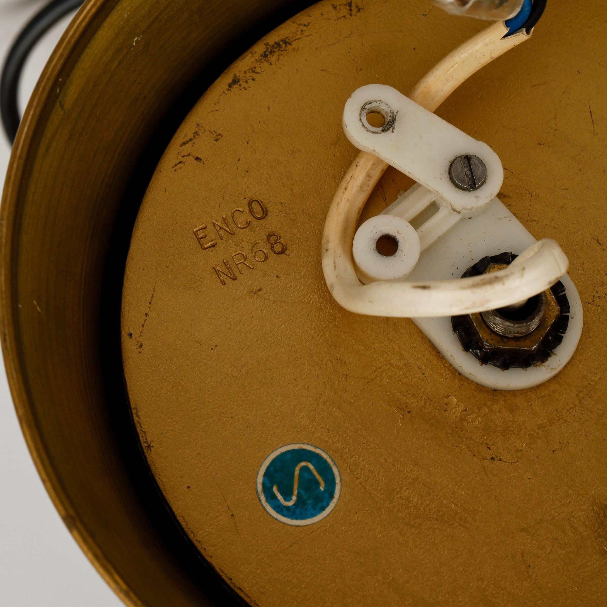 BORDSLAMPA, 1960/70-tal.