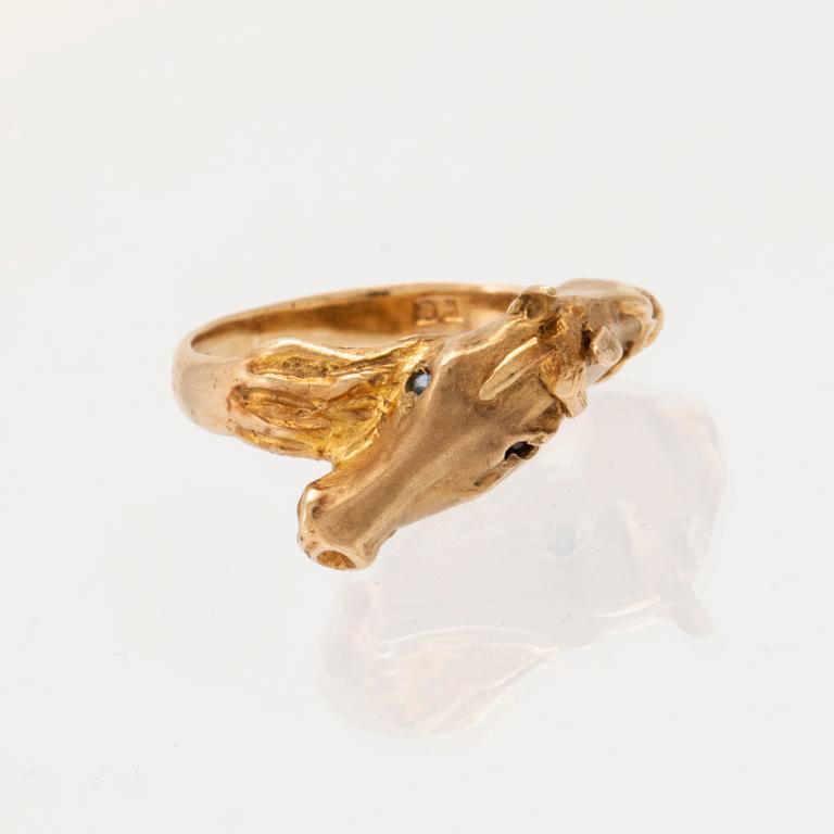 Ring 9K guld London 1988.