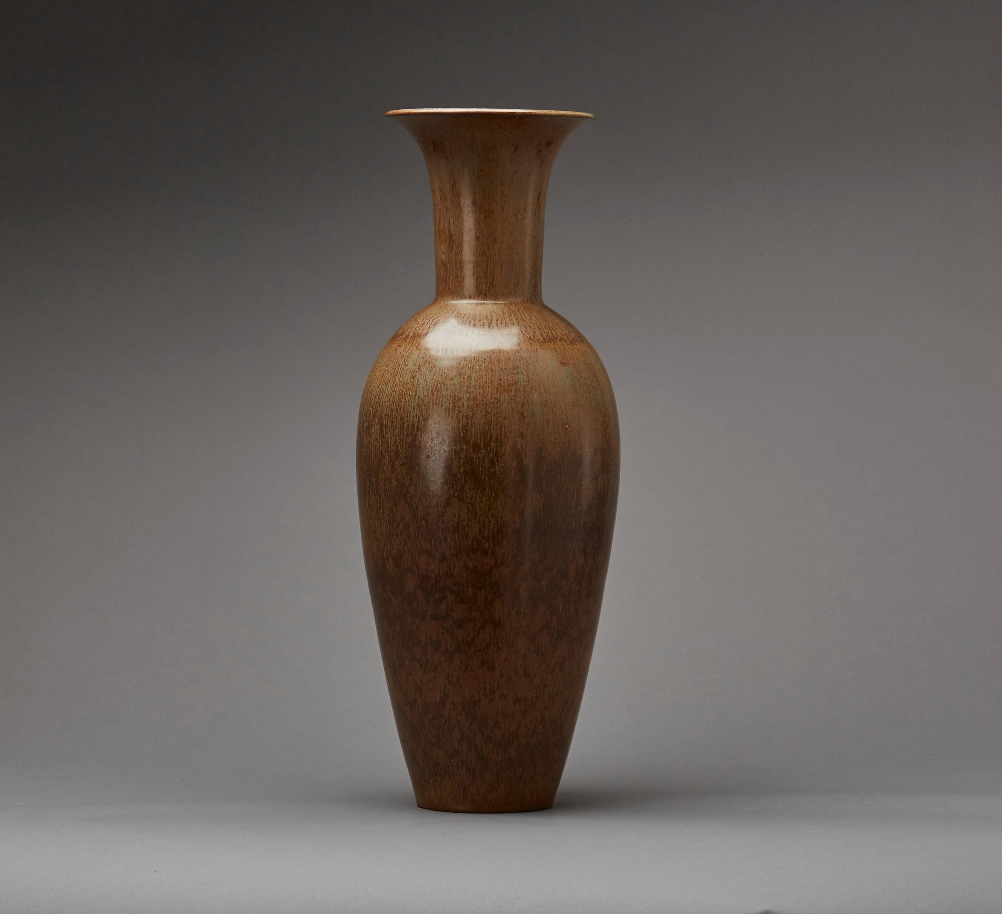 GOLVVAS, stengods, Gunnar Nylund, signerad Rörstrand GN.