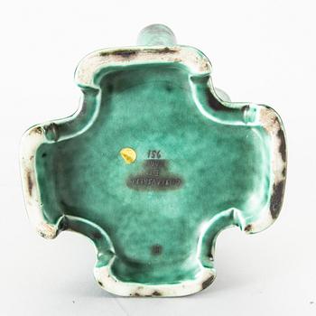 Wilhelm Kåge, a Gustavsberg "Argenta" stonewear vase from 1932.